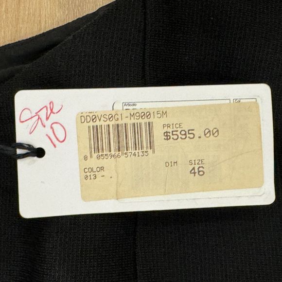 NWT* Missoni Fit & Flare Tulip Knit Dress in Black - Women's 10 (EU 46) - Picture 5 of 11